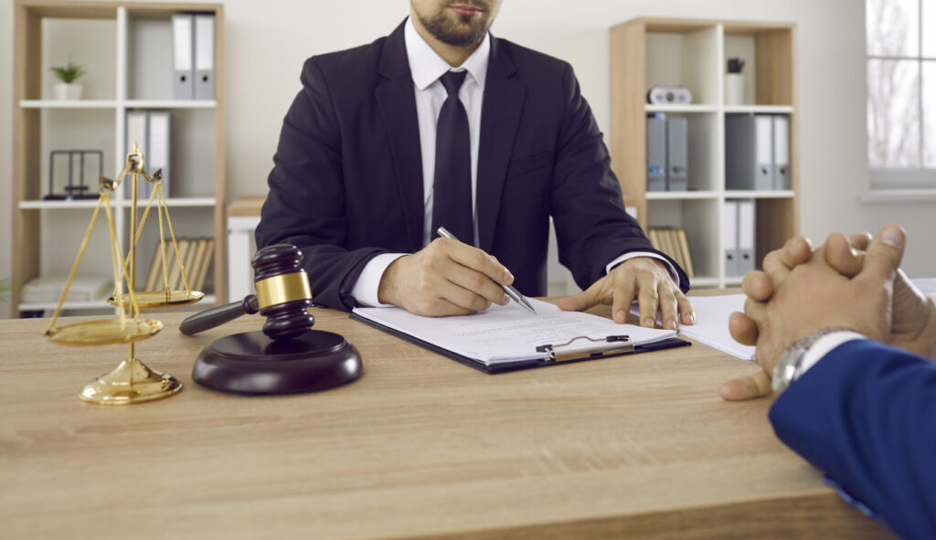 Consulting with a real estate litigation attorney in Encino